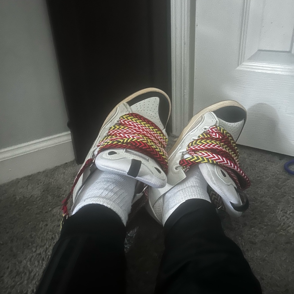 Multicolor Zigzag Sneakers - image 2